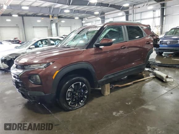 ✅ 2023 Chevrolet TrailBlazer LT • VIN: KL79MPS23PB186941 • Лот: 85353975. Опубликован ранее на Copart с пробегом 11 457 миль. Бесплатный доступ к архиву аукционных продаж из США и подробный отчёт об истории автомобиля на DreamBid. Изображение 1.