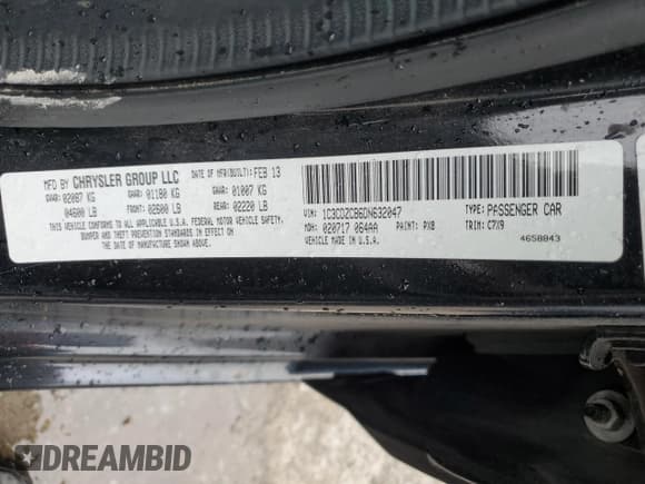 ✅ 2013 Dodge Avenger SXT • VIN: 1C3CDZCB6DN632047 • Лот: 86800144. Опубликован ранее на Copart с пробегом 216 267 миль. Бесплатный доступ к архиву аукционных продаж из США и подробный отчёт об истории автомобиля на DreamBid. Изображение 13.