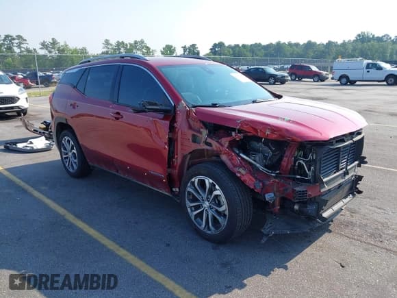 ✅ 2020 GMC Terrain SLT • VIN: 3GKALPEX1LL119567 • Lot: 42573634. Listed on IAAI with 82,361 mi. Free auction sales archive from the USA and detailed vehicle history report at DreamBid. Image 1.