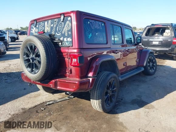 ✅ 2021 Jeep Wrangler Unlimited Sahara Altitude • VIN: 1C4HJXEGXMW594887 • Лот: 43318655. Опубликован ранее на IAAI с пробегом 55 229 миль. Бесплатный доступ к архиву аукционных продаж из США и подробный отчёт об истории автомобиля на DreamBid. Изображение 4.