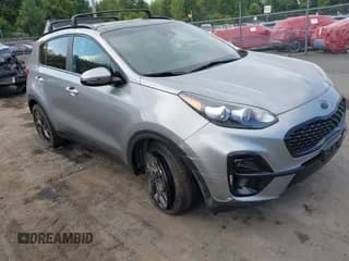✅ 2022 Kia Sportage Nightfall • VIN: KNDP6CAC5N7018645 • Lot: 42981497. Listed on IAAI with 63,427 mi. Free auction sales archive from the USA and detailed vehicle history report at DreamBid. Image 1.