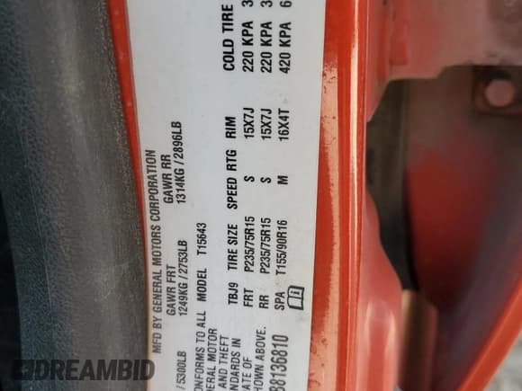 ✅ 2008 GMC Canyon SLE2 • VIN: 1GTDT13E788136810 • Lot: 70967964. Wystawiony na Copart z przebiegiem 191 023 mil. Bezpłatny archiwum sprzedaży aukcyjnych z USA i szczegółowy raport historii pojazdu na DreamBid. Zdjęcie 12.