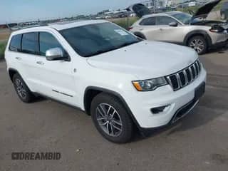 2020 Jeep Grand Cherokee Limited with VIN 1C4RJFBGXLC387421, listed as a IAAI auction lot 43091716 with 55,410 mi miles and . Bid and sale history available at DreamBid. Image 1.