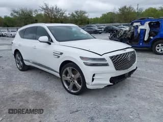✅ 2023 Genesis GV80 • VIN: KMUHCESC7PU109750 • Lot: 41950393. Wystawiony na IAAI z przebiegiem 27 229 mil. Bezpłatny archiwum sprzedaży aukcyjnych z USA i szczegółowy raport historii pojazdu na DreamBid. Zdjęcie 1.