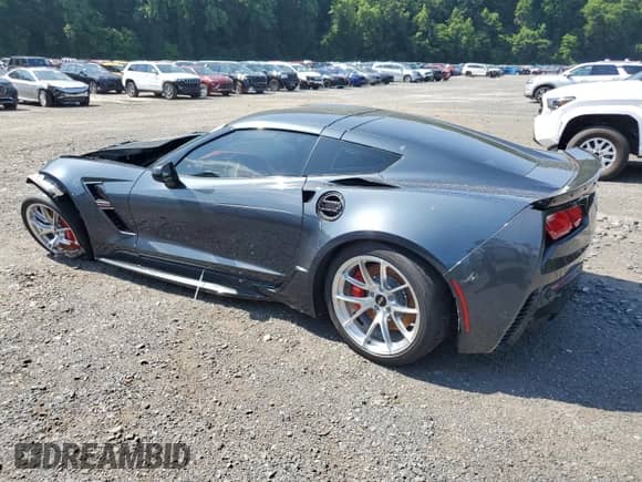 2019 Chevrolet Corvette Grand Sport 2LT with VIN 1G1YX2D75K5119467, listed as a Copart auction lot 62334865 with 15,317 mi miles and Salvage title. Bid and sale history available at DreamBid. Image 2.
