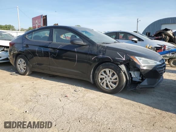 ✅ 2020 Hyundai Elantra SE • VIN: 5NPD74LF3LH544309 • Lot: 68865525. Listed on Copart with 124,721 mi. Free auction sales archive from the USA and detailed vehicle history report at DreamBid. Image 4.