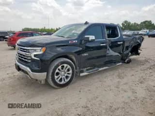 2024 Chevrolet Silverado 1500 LTZ with VIN 2GCUDGED3R1251526, listed as a Copart auction lot 63597865 with 8,311 mi miles and Salvage title. Bid and sale history available at DreamBid. Image 1.