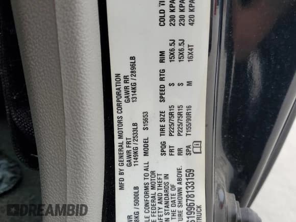 ✅ 2007 Chevrolet Colorado 1LT • VIN: 1GCCS199678133159 • Лот: 75411914. Опубликован ранее на Copart с пробегом 70 479 миль. Бесплатный доступ к архиву аукционных продаж из США и подробный отчёт об истории автомобиля на DreamBid. Изображение 12.