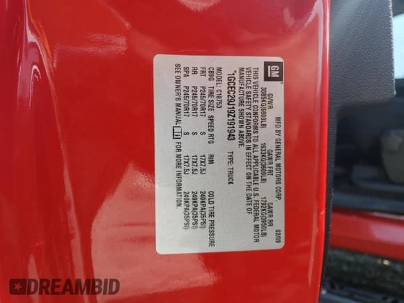 ✅ 2009 Chevrolet Silverado 1500 LT • VIN: 1GCEC29J19Z191943 • Lot: 74567984. Listed on Copart with 217,734 mi. Free auction sales archive from the USA and detailed vehicle history report at DreamBid. Image 12.