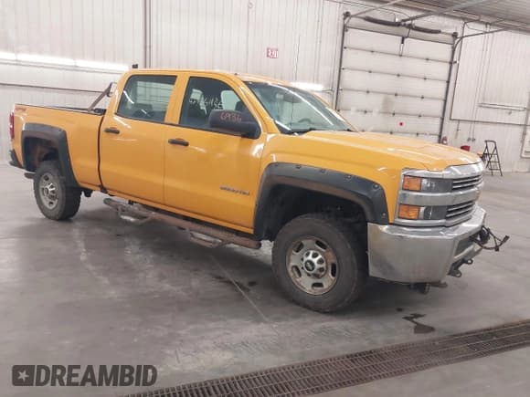 ✅ 2018 Chevrolet Silverado 2500HD Work Truck • VIN: 1GC1KUEG4JF173708 • Lot: 42516936. Listed on IAAI with 54,542 mi. Free auction sales archive from the USA and detailed vehicle history report at DreamBid. Image 1.