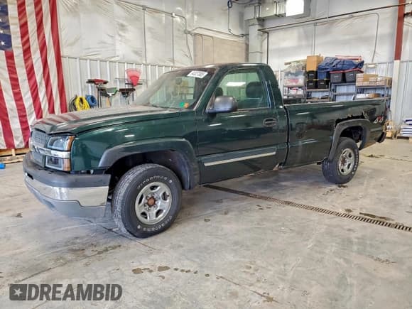 ✅ 2003 Chevrolet Silverado 1500 Work Truck • VIN: 1GCEK14V93Z309770 • Lot: 94327085. Listed on Copart with 171,074 mi. Free auction sales archive from the USA and detailed vehicle history report at DreamBid. Image 1.