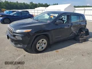 ✅ 2014 Jeep Cherokee Sport • VIN: 1C4PJMAB1EW190687 • Lot: 63572275. Wystawiony na Copart z przebiegiem Nie podano. Bezpłatny archiwum sprzedaży aukcyjnych z USA i szczegółowy raport historii pojazdu na DreamBid. Zdjęcie 1.