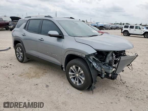 2025 Chevrolet Equinox FWD LT с VIN 3GNAXHEG8SL144221, выставлен на аукционе Copart как лот 57244665 с пробегом 814 миль миль и Списание • Salvage title. История ставок и продаж доступна на DreamBid. Изображение 4.