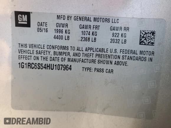 ✅ 2017 Chevrolet Volt LT • VIN: 1G1RC6S54HU107964 • Lot: 81194744. Wystawiony na Copart z przebiegiem 51 931 mil. Bezpłatny archiwum sprzedaży aukcyjnych z USA i szczegółowy raport historii pojazdu na DreamBid. Zdjęcie 12.