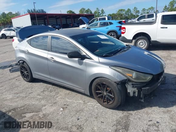 ✅ 2013 Hyundai Elantra GLS • VIN: KMHDH4AE3DU583332 • Lot: 43555990. Listed on IAAI with 155,431 mi. Free auction sales archive from the USA and detailed vehicle history report at DreamBid. Image 1.