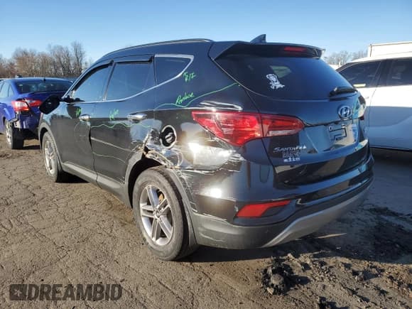 ✅ 2017 Hyundai Santa Fe 2.4L • VIN: 5XYZUDLB9HG466774 • Лот: 45481874. Опубликован ранее на Copart с пробегом 123 177 миль. Бесплатный доступ к архиву аукционных продаж из США и подробный отчёт об истории автомобиля на DreamBid. Изображение 2.