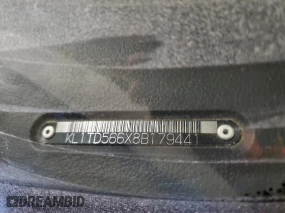 ✅ 2008 Chevrolet Aveo LS • VIN: KL1TD566X8B179441 • Lot: 88281315. Wystawiony na Copart z przebiegiem 122 403 mil. Bezpłatny archiwum sprzedaży aukcyjnych z USA i szczegółowy raport historii pojazdu na DreamBid. Zdjęcie 12.