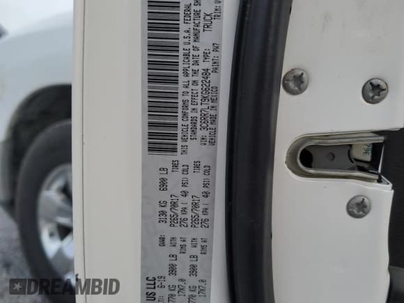 ✅ 2019 Ram 1500 SLT • VIN: 3C6RR7LT9KG622484 • Lot: 54846975. Wystawiony na Copart z przebiegiem 86 825 mil. Bezpłatny archiwum sprzedaży aukcyjnych z USA i szczegółowy raport historii pojazdu na DreamBid. Zdjęcie 12.