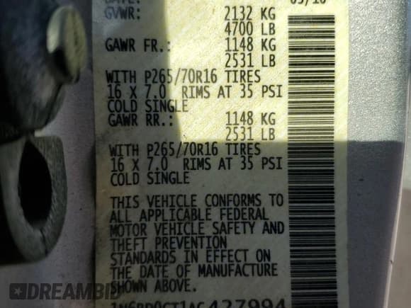 ✅ 2010 Nissan Frontier XE • VIN: 1N6BD0CT1AC427994 • Lot: 71574484. Listed on Copart with 121,102 mi. Free auction sales archive from the USA and detailed vehicle history report at DreamBid. Image 12.