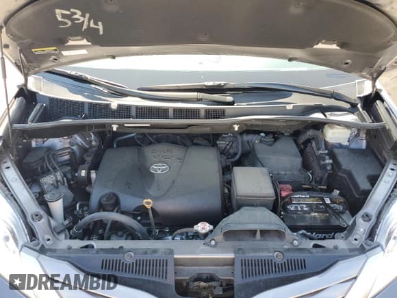 ✅ 2017 Toyota Sienna XLE • VIN: 5TDDZ3DC4HS171596 • Lot: 80689945. Listed on Copart with 48,926 mi. Free auction sales archive from the USA and detailed vehicle history report at DreamBid. Image 12.