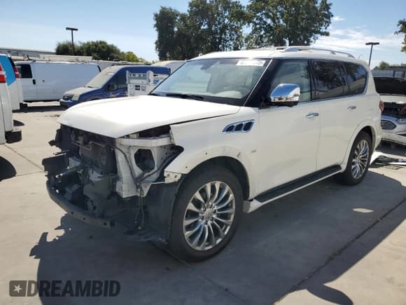 ✅ 2016 Infiniti QX80 Limited • VIN: JN8AZ2NE9G9122084 • Lot: 67850175. Listed on Copart with 83,819 mi. Free auction sales archive from the USA and detailed vehicle history report at DreamBid. Image 1.