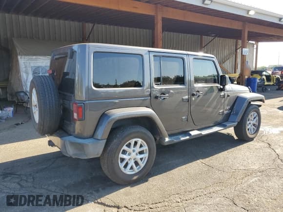 ✅ 2017 Jeep Wrangler Unlimited Sahara • VIN: 1C4BJWEG7HL573311 • Lot: 64607035. Listed on Copart with 158,662 mi. Free auction sales archive from the USA and detailed vehicle history report at DreamBid. Image 3.