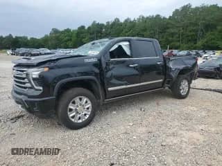 2024 Chevrolet Silverado 2500HD High Country с VIN 2GC4YRE7XR1124511, выставлен на аукционе Copart как лот 55296645 с пробегом 39 343 миль миль и Списание • Salvage title. История ставок и продаж доступна на DreamBid. Изображение 1.