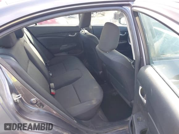 ✅ 2014 Honda Civic LX • VIN: 19XFB2F53EE265268 • Lot: 43337701. Listed on IAAI with Not provided. Free auction sales archive from the USA and detailed vehicle history report at DreamBid. Image 8.