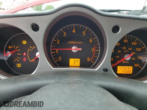 ✅ 2006 Nissan 350Z Touring • VIN: JN1AZ34D36M331605 • Lot: 55883965. Wystawiony na Copart z przebiegiem 103 692 mil. Bezpłatny archiwum sprzedaży aukcyjnych z USA i szczegółowy raport historii pojazdu na DreamBid. Zdjęcie 9.