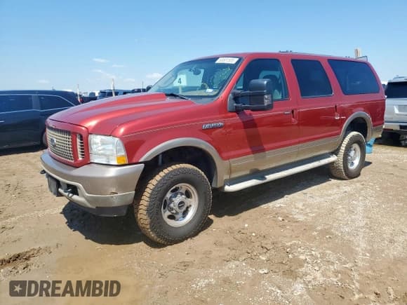 ✅ 2004 Ford Excursion Eddie Bauer • VIN: 1FMSU45P24ED18247 • Лот: 68831505. Опубликован ранее на Copart с пробегом 215 557 миль. Бесплатный доступ к архиву аукционных продаж из США и подробный отчёт об истории автомобиля на DreamBid. Изображение 1.