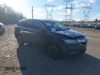 ✅ 2016 Acura MDX Technology • VIN: 5FRYD4H47GB027048 • Lot: 43531760. Listed on IAAI with 135,565 mi. Free auction sales archive from the USA and detailed vehicle history report at DreamBid. Image 1.