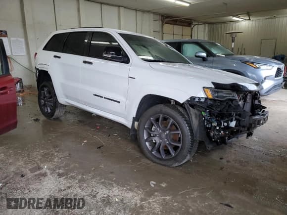 ✅ 2021 Jeep Grand Cherokee Overland • VIN: 1C4RJFCT4MC531283 • Lot: 49695584. Listed on Copart with 43,737 mi. Free auction sales archive from the USA and detailed vehicle history report at DreamBid. Image 4.