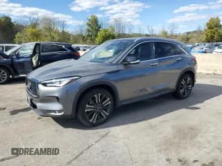 ✅ 2021 Infiniti QX50 Luxe • VIN: 3PCAJ5BB1MF121592 • Lot: 85274745. Listed on Copart with 25,682 mi. Free auction sales archive from the USA and detailed vehicle history report at DreamBid. Image 1.
