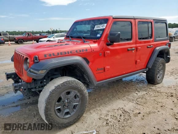 ✅ 2020 Jeep Wrangler Unlimited Recon • VIN: 1C4HJXFN8LW281655 • Lot: 59662745. Listed on Copart with 88,006 mi. Free auction sales archive from the USA and detailed vehicle history report at DreamBid. Image 1.