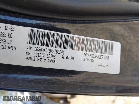 ✅ 2010 Dodge Charger Police • VIN: 2B3AA4CT9AH166241 • Лот: 41785755. Опубликован ранее на IAAI с пробегом Не указан. Бесплатный доступ к архиву аукционных продаж из США и подробный отчёт об истории автомобиля на DreamBid. Изображение 9.