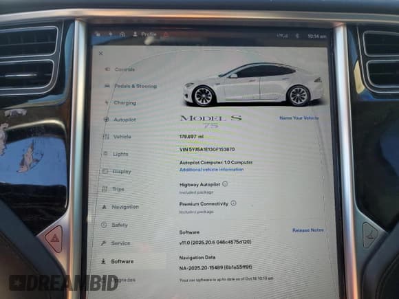 ✅ 2016 Tesla Model S 70 • VIN: 5YJSA1E13GF153870 • Lot: 86662615. Wystawiony na Copart z przebiegiem 179 897 mil. Bezpłatny archiwum sprzedaży aukcyjnych z USA i szczegółowy raport historii pojazdu na DreamBid. Zdjęcie 9.