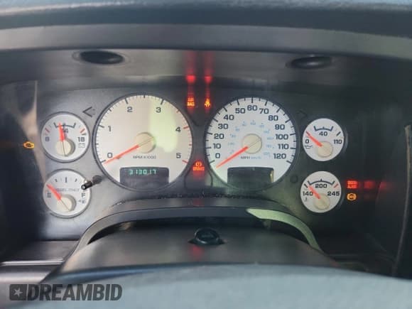 ✅ 2005 Dodge 3500 SLT • VIN: 3D7MS48C95G779974 • Lot: 89713115. Listed on Copart with 313,017 mi. Free auction sales archive from the USA and detailed vehicle history report at DreamBid. Image 9.