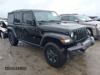 ✅ 2021 Jeep Wrangler Unlimited Sport S • VIN: 1C4HJXDN0MW678801 • Лот: 42211815. Опубликован ранее на IAAI с пробегом 96 849 миль. Бесплатный доступ к архиву аукционных продаж из США и подробный отчёт об истории автомобиля на DreamBid. Изображение 1.