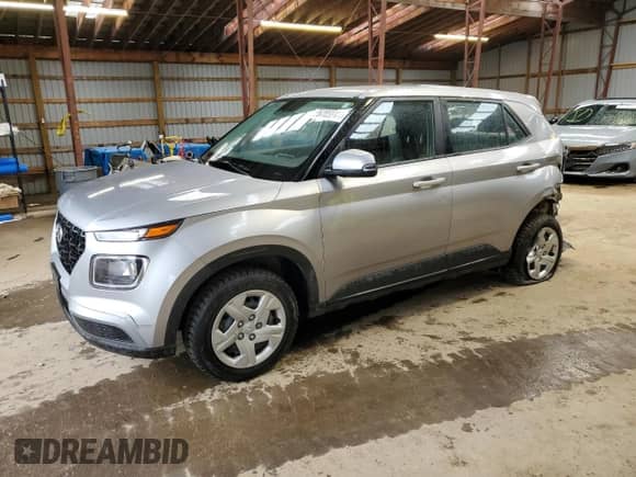 2023 Hyundai Venue Essential with VIN KMHRB8A34PU267598, listed as a Copart auction lot 65205944 with 18,970 mi miles and Salvage title. Bid and sale history available at DreamBid. Image 1.