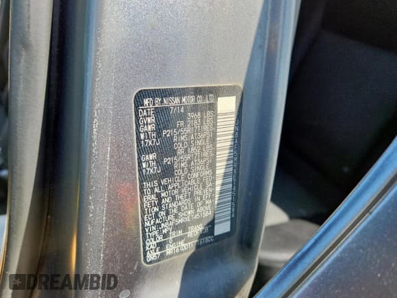 ✅ 2014 Nissan Juke SL • VIN: JN8AF5MRXET451584 • Лот: 82052005. Опубликован ранее на Copart с пробегом 185 817 миль. Бесплатный доступ к архиву аукционных продаж из США и подробный отчёт об истории автомобиля на DreamBid. Изображение 13.