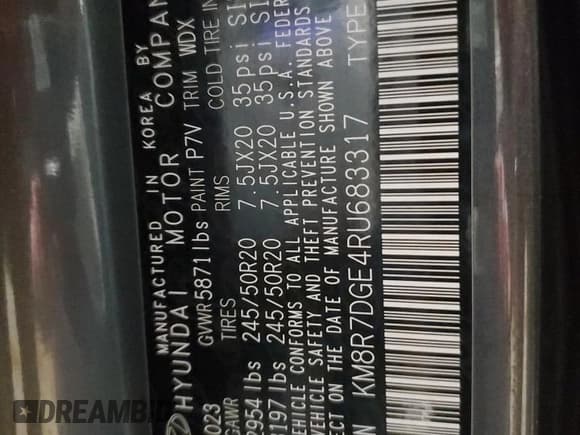 ✅ 2024 Hyundai Palisade Calligraphy • VIN: KM8R7DGE4RU683317 • Лот: 82110044. Опубликован ранее на Copart с пробегом 21 574 миль. Бесплатный доступ к архиву аукционных продаж из США и подробный отчёт об истории автомобиля на DreamBid. Изображение 13.