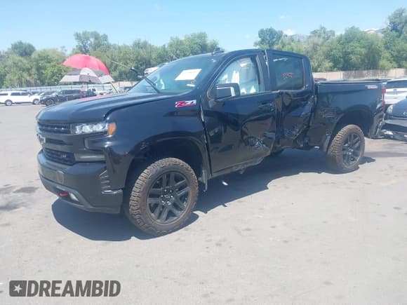 ✅ 2021 Chevrolet Silverado 1500 LT Trail Boss • VIN: 1GCPYFED4MZ267455 • Lot: 42588697. Listed on IAAI with 77,335 mi. Free auction sales archive from the USA and detailed vehicle history report at DreamBid. Image 18.