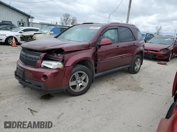✅ 2009 Chevrolet Equinox 1LT • VIN: 2CNDL33F596203251 • Лот: 81500184. Опубликован ранее на Copart с пробегом 161 225 миль. Бесплатный доступ к архиву аукционных продаж из США и подробный отчёт об истории автомобиля на DreamBid. Изображение 1.