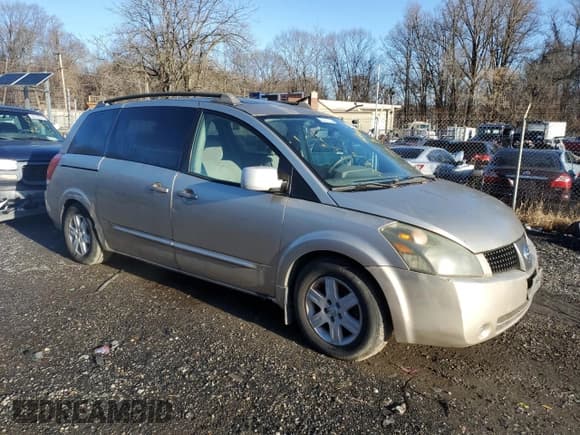 ✅ 2005 Nissan Quest SL • VIN: 5N1BV28U75N106612 • Lot: 86821104. Listed on Copart with Not provided. Free auction sales archive from the USA and detailed vehicle history report at DreamBid. Image 4.