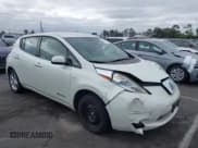✅ 2012 Nissan LEAF SL • VIN: JN1AZ0CP7CT016155 • Lot: 42742577. Listed on IAAI with 48,152 mi. Free auction sales archive from the USA and detailed vehicle history report at DreamBid. Image 1.