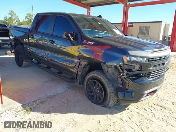 ✅ 2022 Chevrolet Silverado 1500 LT Trail Boss • VIN: 1GCPYFED9NZ181057 • Lot: 43574184. Wystawiony na IAAI z przebiegiem 25 856 mil. Bezpłatny archiwum sprzedaży aukcyjnych z USA i szczegółowy raport historii pojazdu na DreamBid. Zdjęcie 1.