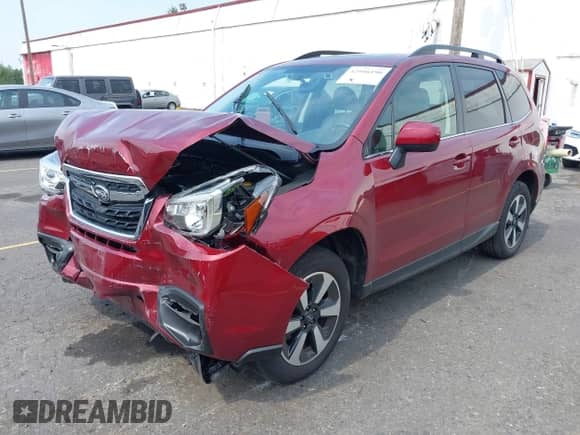 2018 Subaru Forester Limited with VIN JF2SJARC4JH461344, listed as a IAAI auction lot 42956190 with 25,685 mi miles and . Bid and sale history available at DreamBid. Image 2.