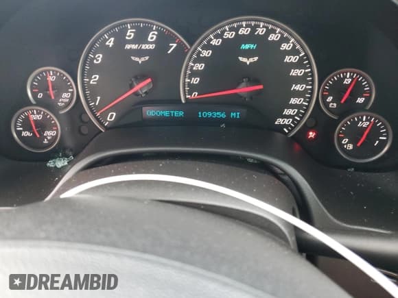 ✅ 2007 Chevrolet Corvette • VIN: 1G1YY36UX75114357 • Lot: 82438805. Listed on Copart with 109,356 mi. Free auction sales archive from the USA and detailed vehicle history report at DreamBid. Image 9.