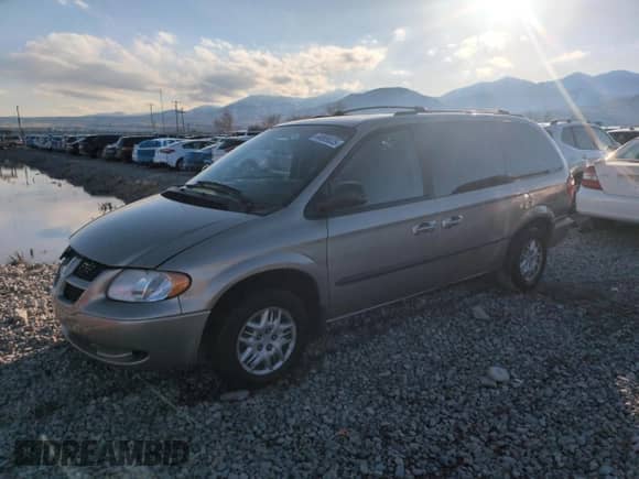 2002 Dodge Caravan eL with VIN 1B4GP34302B645641, listed as a Copart auction lot 44909535 with 185,737 mi miles and Salvage title. Bid and sale history available at DreamBid. Image 1.