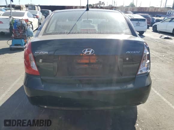 2006 Hyundai Accent GLS with VIN KMHCN46C66U018880, listed as a Copart auction lot 78419484 with Not provided miles and Salvage title. Bid and sale history available at DreamBid. Image 6.